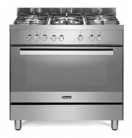 תנור אפיה משולב כיריים 5 להבות 90 ס”מ DeLonghi דלונגי DEMX 965 P-IL נירוסטה תנור אפיה משולב כיריים 5 להבות 90 ס”מ DeLonghi דלונגי DEMX 965 P-IL נירוסטה