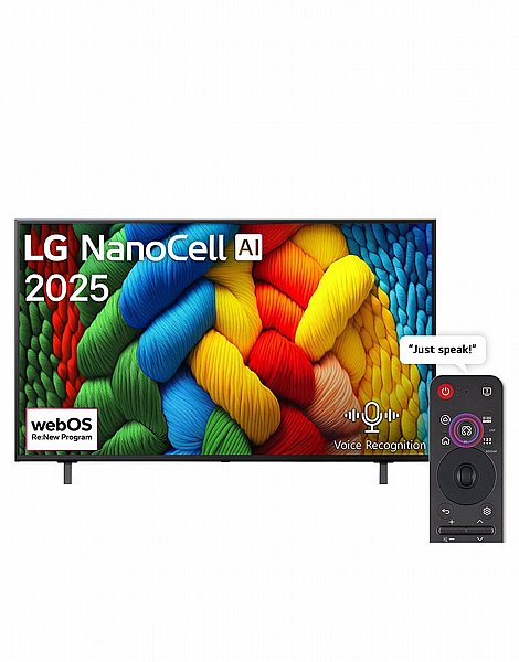 �������� ���� 86" LG 4K NanoCell 86NANO80A6A �� �� HDR10 webOS25 �2025