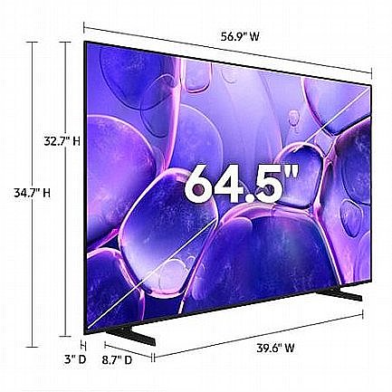 �������� "65 SAMSUNG 4K UHD ������ ��� 65U8000F *��� 2025 ����� ����� �� ������ �����*
