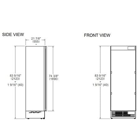 ���� �������� 75 �"� BERTAZZONI ������� ��� RLD75S5FPNS