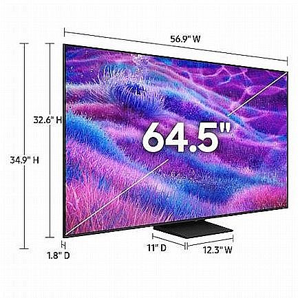 �������� "65 SAMSUNG NEO QLED 4K ������ ��� QE65QN80F *��� 2025 ����� ����� �� ������ �����*