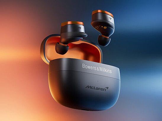 ������� ���-���� �������� Bowers & Wilkins Pi8 McLaren Edition - ��� Galvanic Grey & Papaya