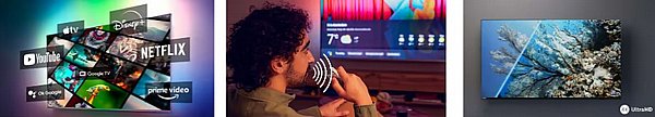 �������� 50" 4K ������ PHILIPS ��� 50PUT7129 ����� ����**