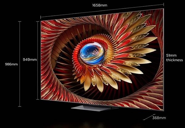 �������� 65 ���� TCL 65C8K QD-Mini LED 4K Smart TV �� Google TV ���� Bang & Olufsen | ����� ����**