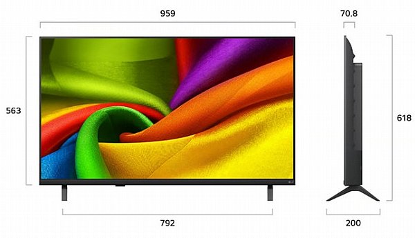 �������� ���� LG 43" 43NU840B6LA NANO Smart TV 4K UHD - ������ �"� ������ �����