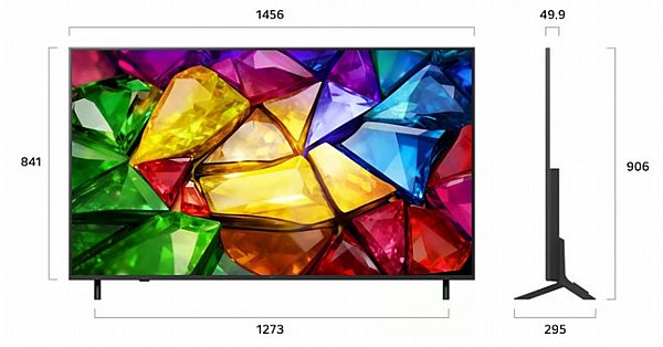 �������� ���� LG 65" 65QNED93A6A AI Smart TV 4K MiniLED QNED - ������ �"� ������ �����