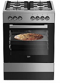 תנור משולב כיריים גז 60 ס"מ דגם FSE62123DXDSL בקו BEKO נירוסטה תנור משולב כיריים גז 60 ס"מ דגם FSE62123DXDSL בקו BEKO נירוסטה