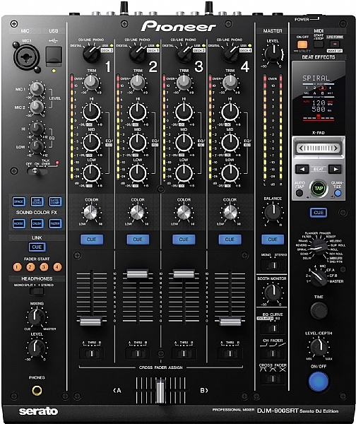 pioneer DJM-900SRT  ����� 4 ������ ������ ���� ����� Serato DJ