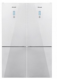 מקרר רוחב 120 ס"מ זכוכית לבנה DeLonghi דלונגי דגם DLRGW383XL מקרר רוחב 120 ס"מ זכוכית לבנה DeLonghi דלונגי דגם DLRGW383XL