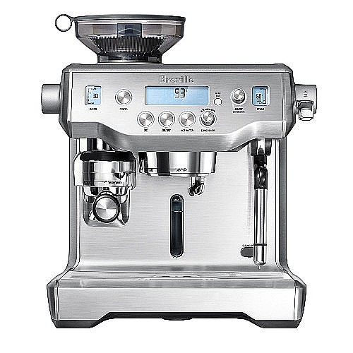 מכונת קפה אספרסו משולבת מטחנת קפה מבית BREVILLE ברוויל דגם BES980BSS